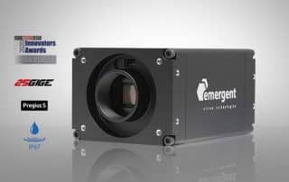 Figure 1: Several Emergent Vision Technologies cameras - including the award-winning HB-25000-SB, feature Sony's 4th Gen Pregius S sensors.