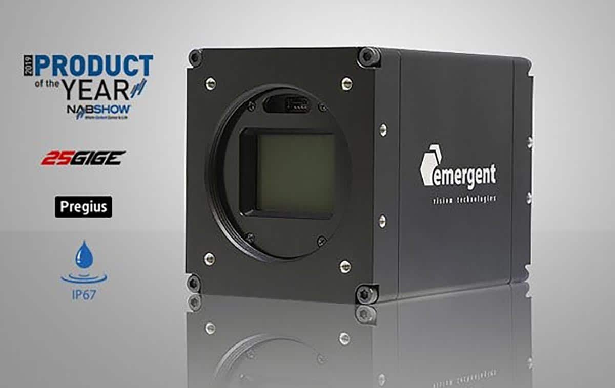 Figure 4: The HB-30000-S 25GigE camera won the 2019 NAB Product of the Year.