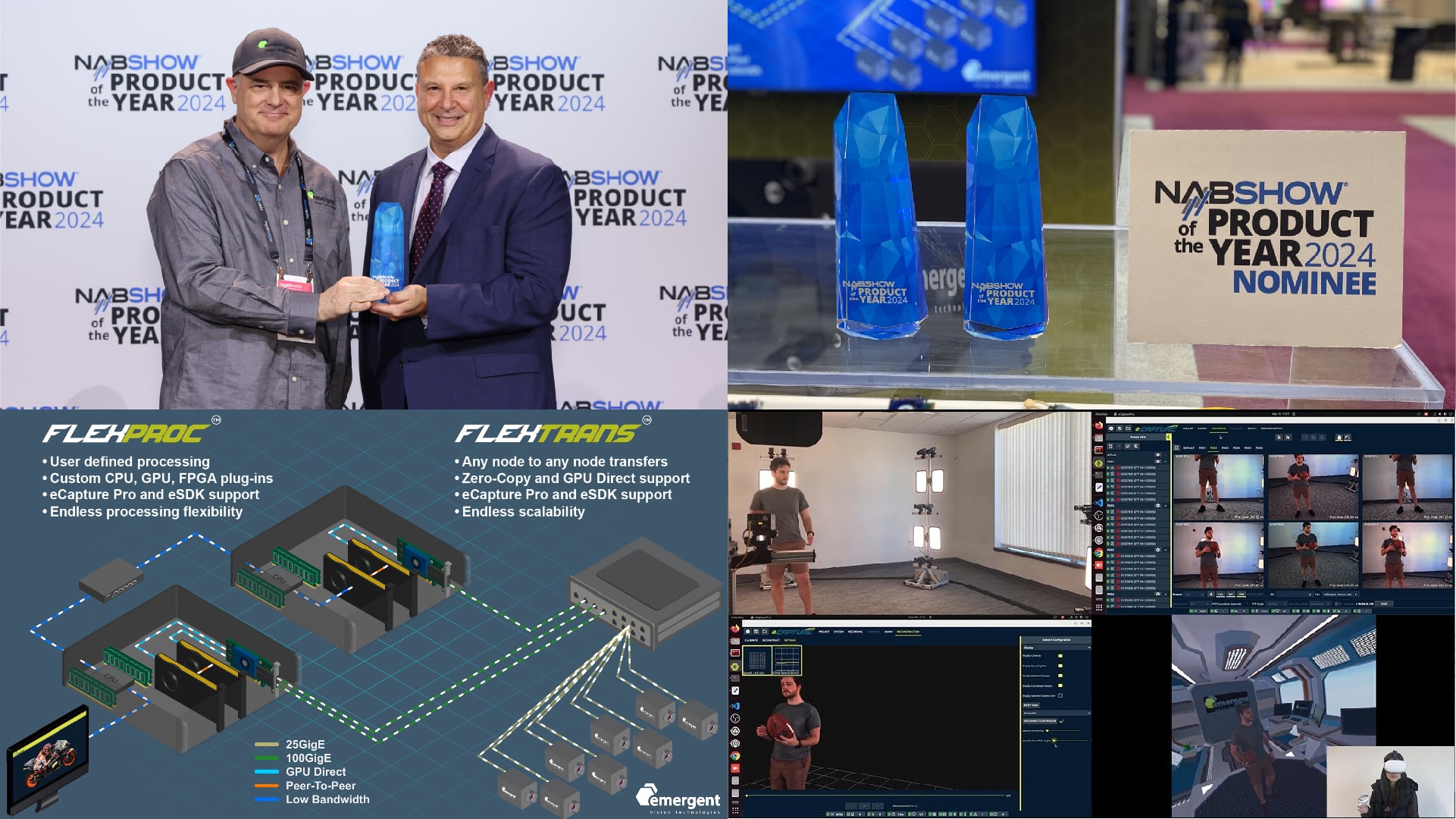 Emergent's eCapture Pro Presented With Two Product of the Year Awards at NAB Show 2024