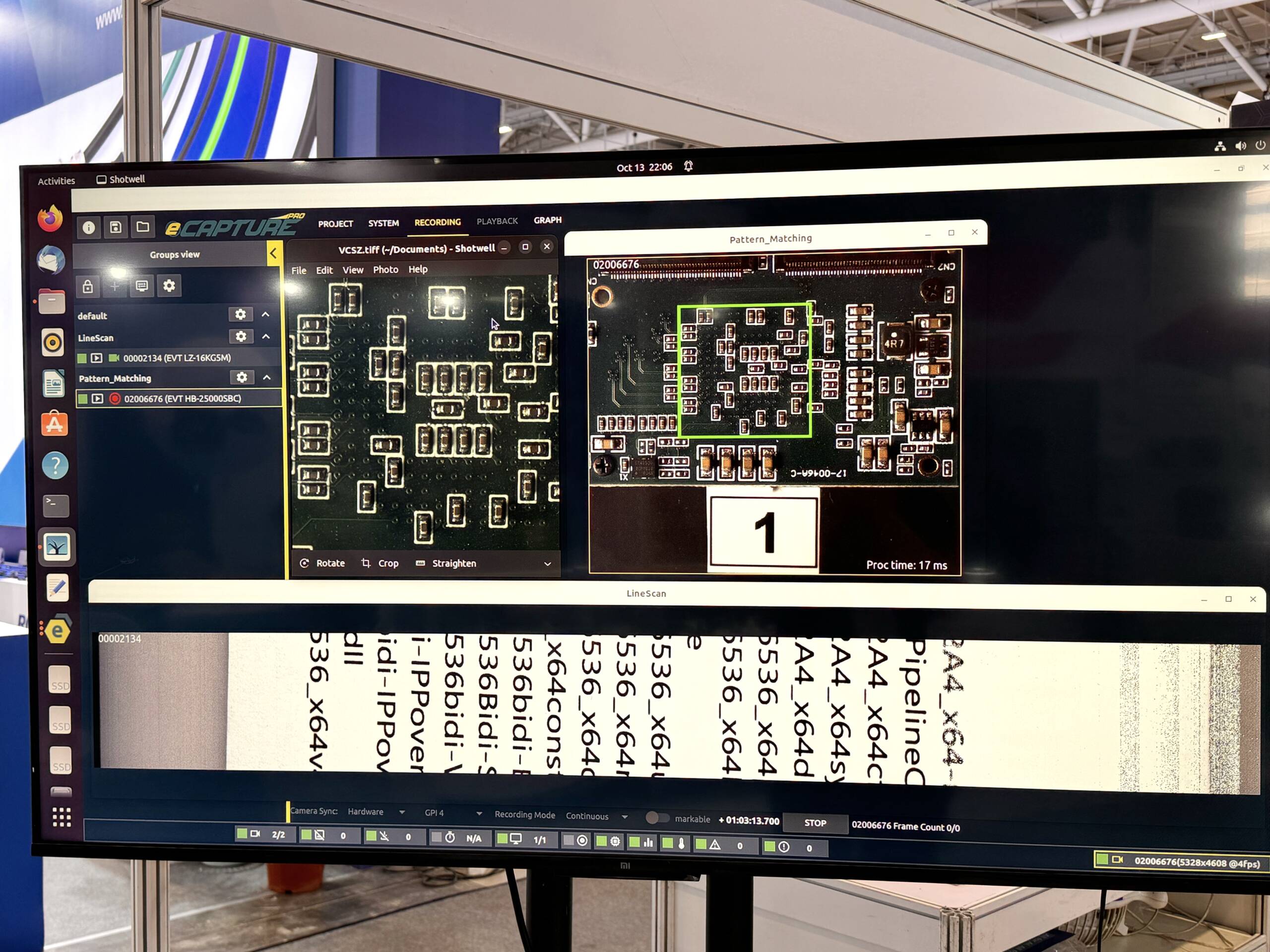 11 linescan & pattern matchin screen