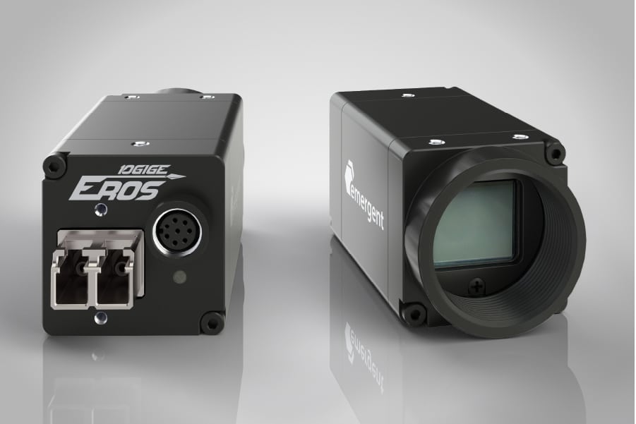 EROS 10GigE camera with SFP+ fiber connection