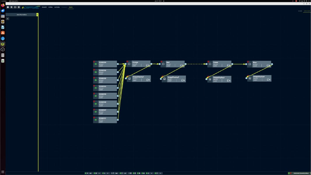 eSDK Pro is an SDK framework that allows users to add their own vision plug-ins, like this one that sequentially adjusts brightness.