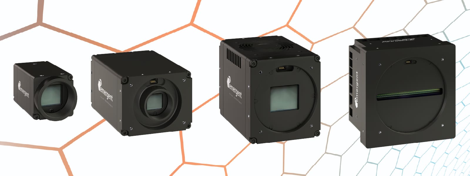 GigE cameras for industrial automation and inspection applications, including 10GigE, 25GigE and 100GigE area scan and line scan cameras.